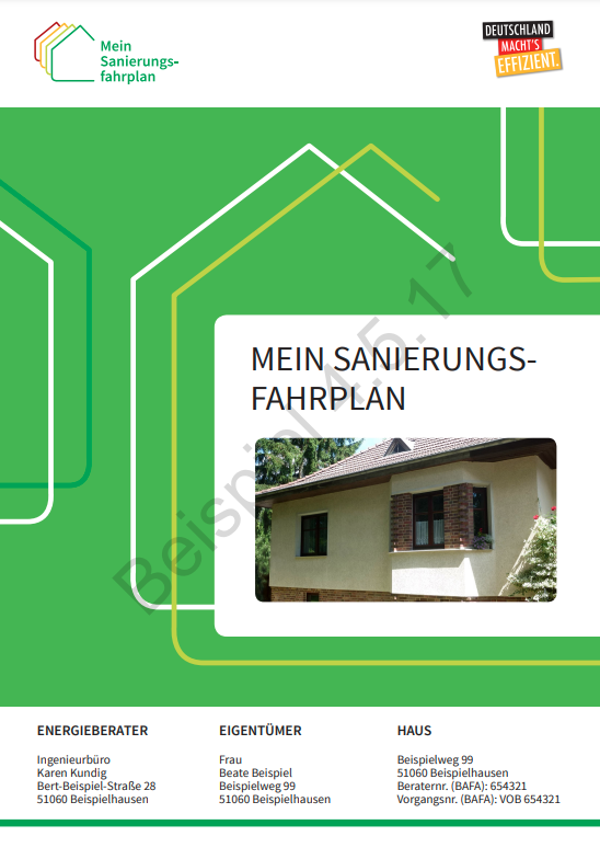 Individueller Sanierungsfahrplan